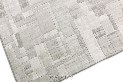 古銀百萬針高密度現代地毯~64244-6575白磚(紋理)