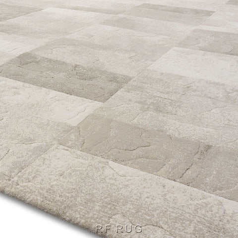 古銀百萬針高密度現代地毯~64440-6575拼布(紋理)