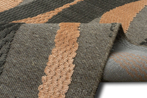 拉娜羊毛提絲平織地毯~711-475012繚繞(紋理)