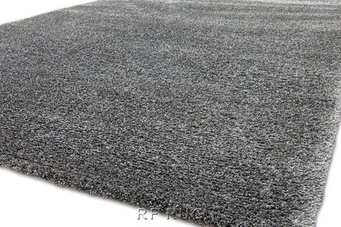 光譜極簡風細絲長毛地毯~80001-4383銀灰(近拍)