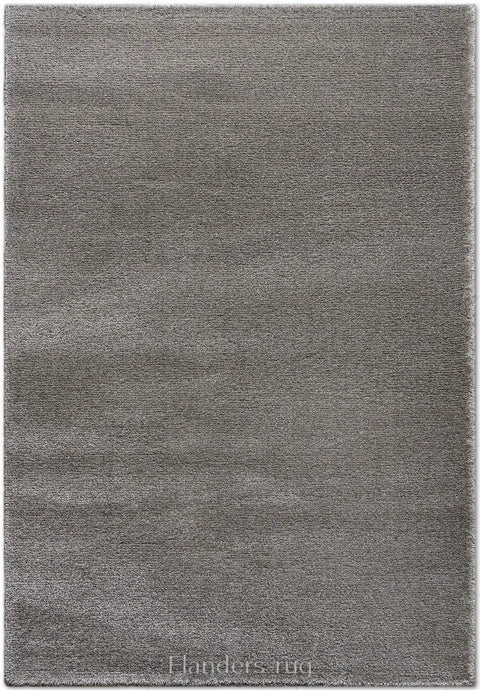 光譜極簡風細絲長毛地毯~80001-4656灰銀-160x230cm