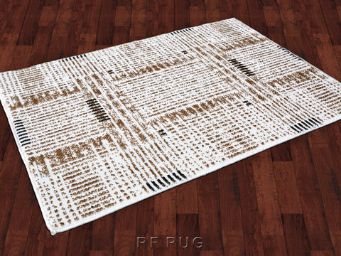 帕爾馬絲光仿棉質地毯~8834p100格紋-68x110cm(情境)