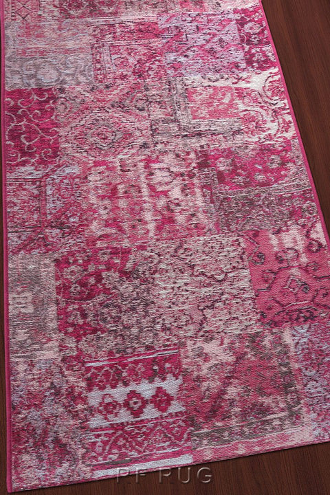 安緹卡復古風純棉雪尼爾平織地毯~91290-801399-70x140(紋理)