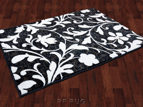 帕爾馬絲光仿棉質地毯~9779p101花蔓-68x110cm(情境)