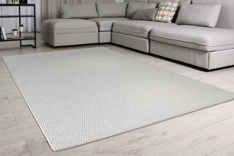 高地純羊毛平織地毯~99215-6001灰白(情境)