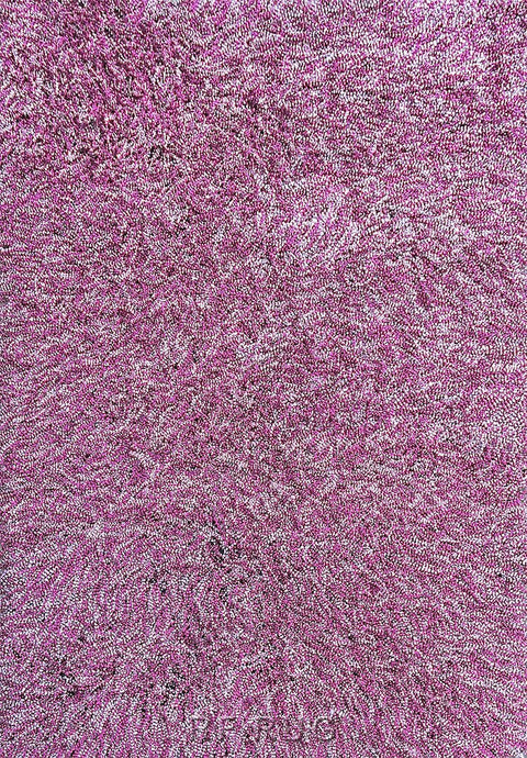 麥穗長毛地毯170x240cm~紫