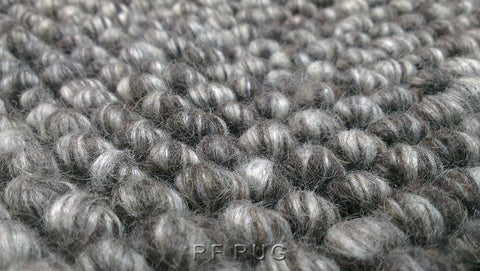 維多利亞手織大圈絨羊毛混紡地毯~hv-007灰褐(大圈絨近拍)