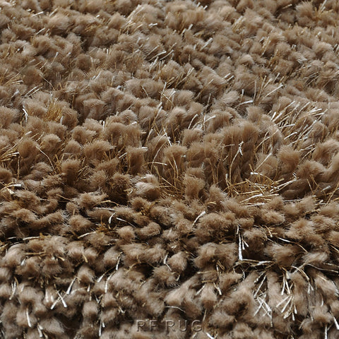 喀拉拉4米寬幅素色混金銀絲長毛地毯(可客製尺寸．基本購買單位400x1cm)~貂色