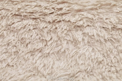 RFC類兔絨長毛地毯(可客製尺寸．基本購買單位355x1cm)-灰褐(紋理)