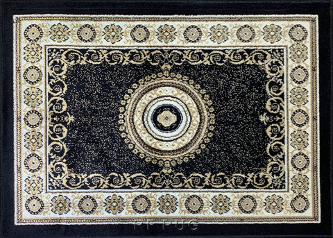 德克薩斯薄型化絲毯(門口墊)50x70cm~黑3